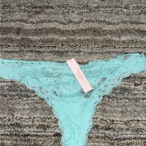 Victoria's Secret Mint Lace Panty